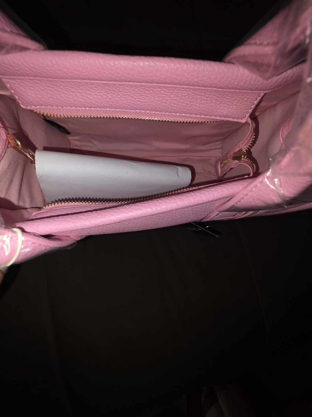 Brand New - Pink "TOTE BAG & WALLET" Set - Picture 4 of 4
